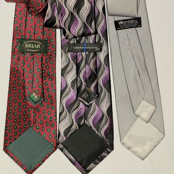 Assorted Vintage Men's Neck Ties - Picture 2 of 2
